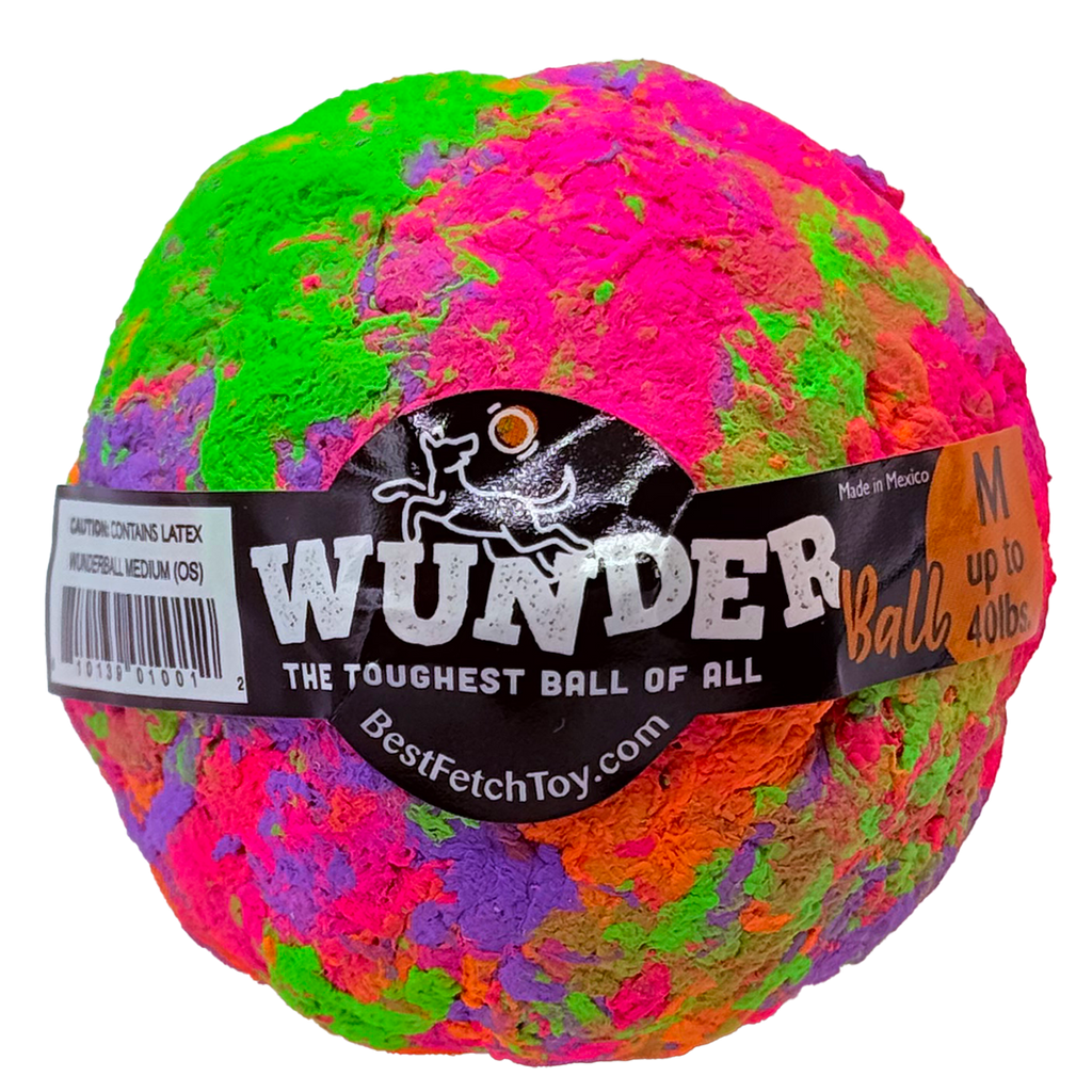 WUNDERball Natural Rubber Fetch Ball