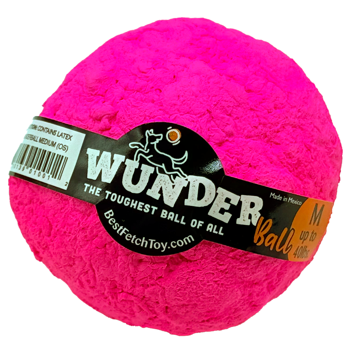 WUNDERball Natural Rubber Fetch Ball