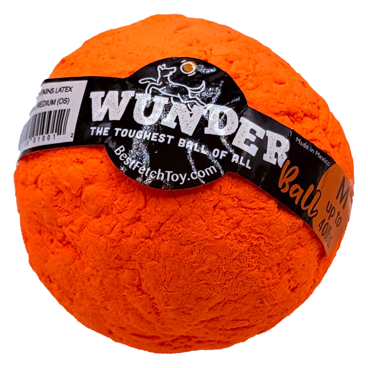 WUNDERball Natural Rubber Fetch Ball