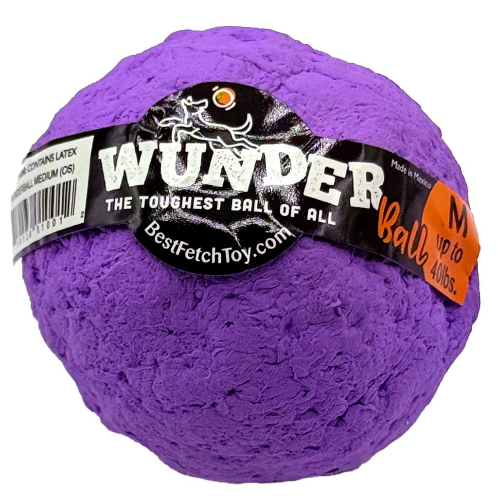 WUNDERball Natural Rubber Fetch Ball
