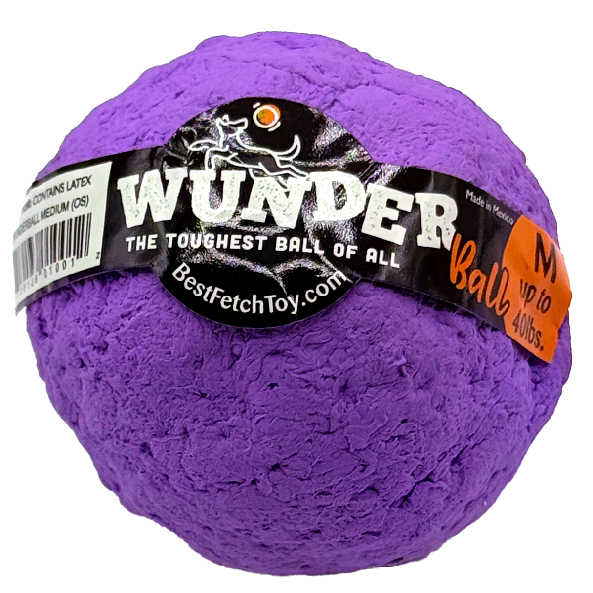 WUNDERball Natural Rubber Fetch Ball