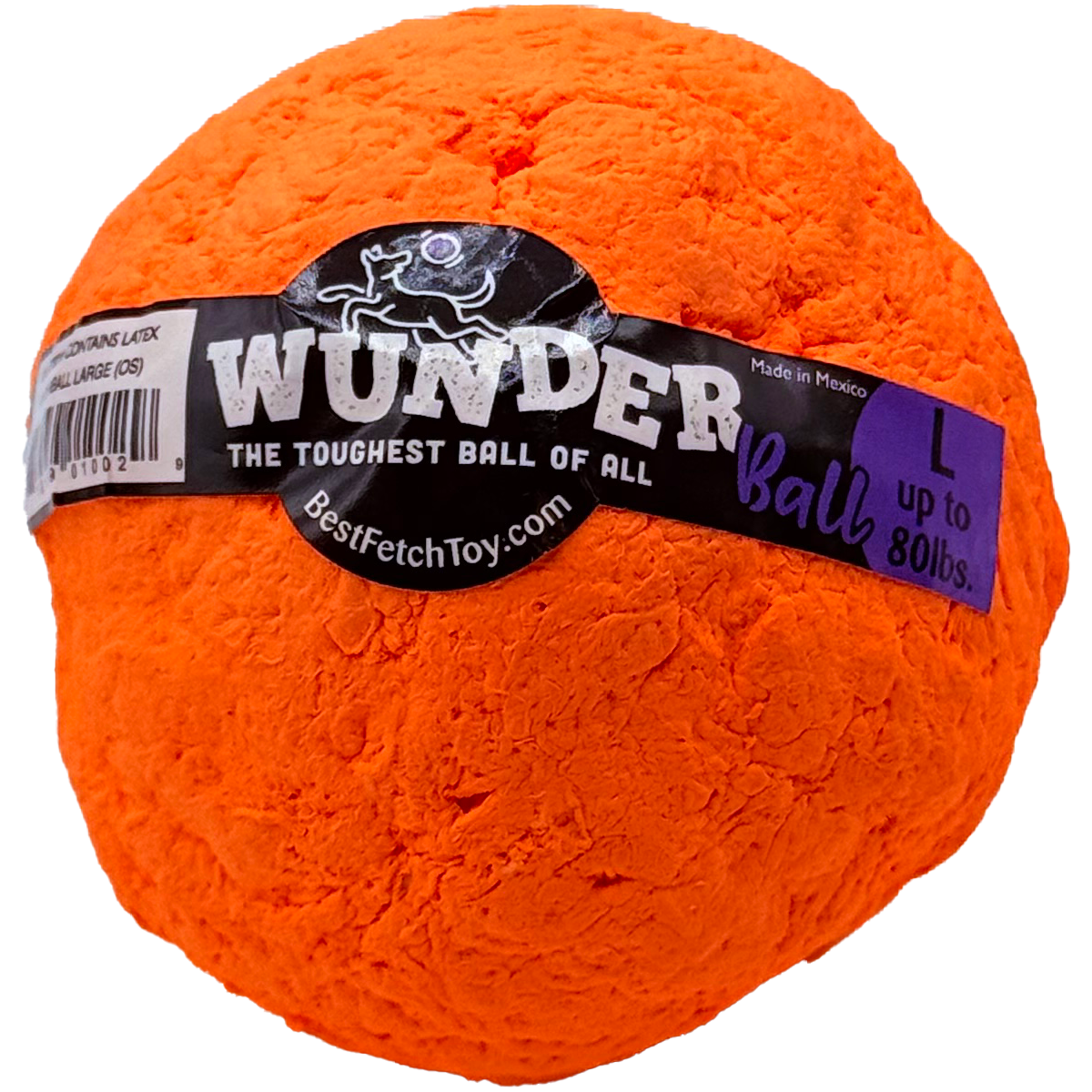 WUNDERball Natural Rubber Fetch Ball
