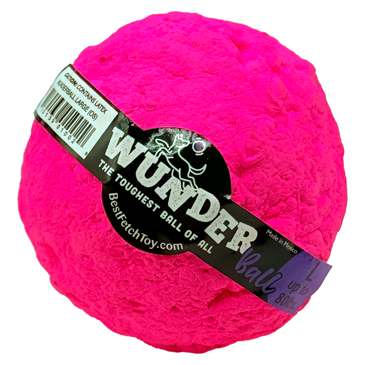 WUNDERball Natural Rubber Fetch Ball
