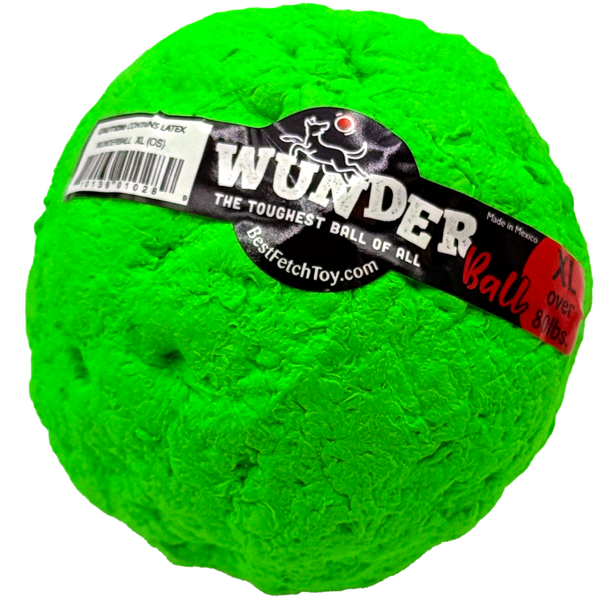 WUNDERball Natural Rubber Fetch Ball