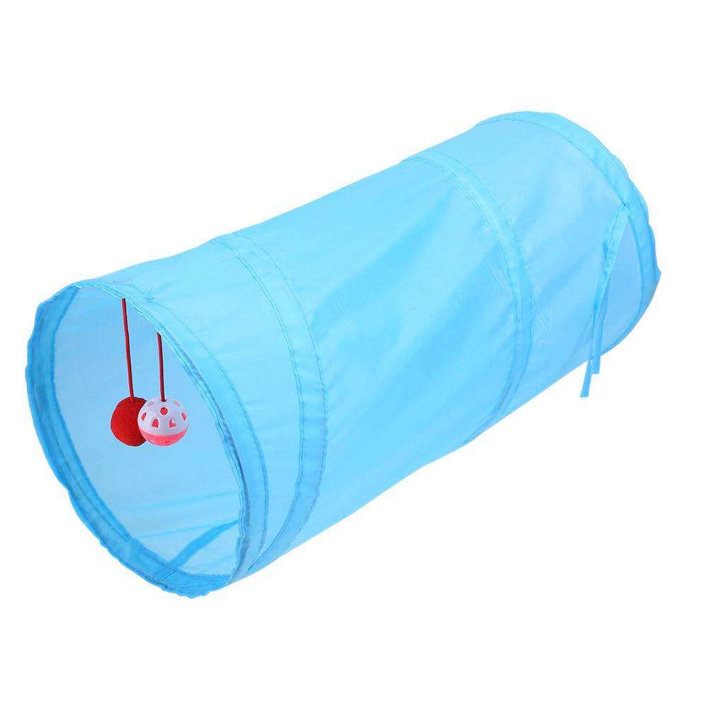 Foldable Two-Way Cat Play Tunnel