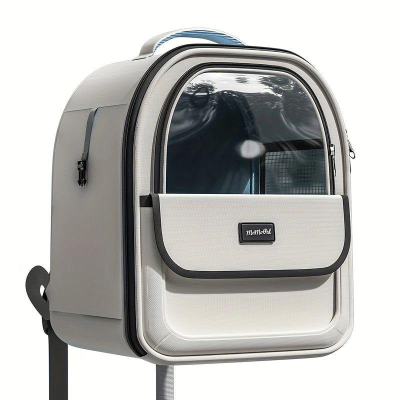 Side-Opening Cat Carrier Backpack – White