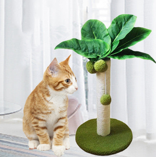 Sisal Cat Tree – Emerald Green