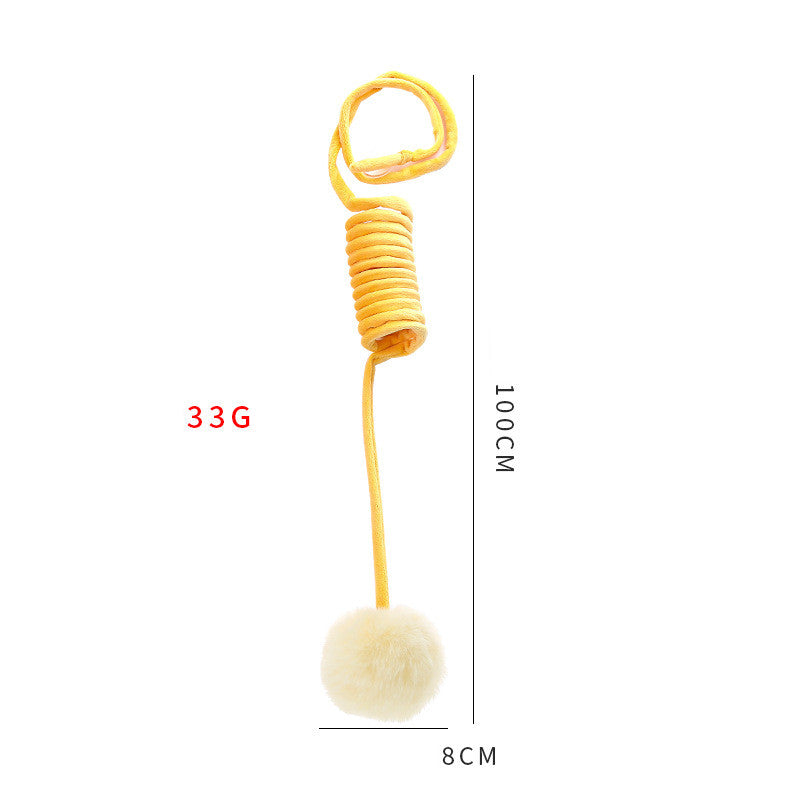 Suction-Cup Spring Cat Toy