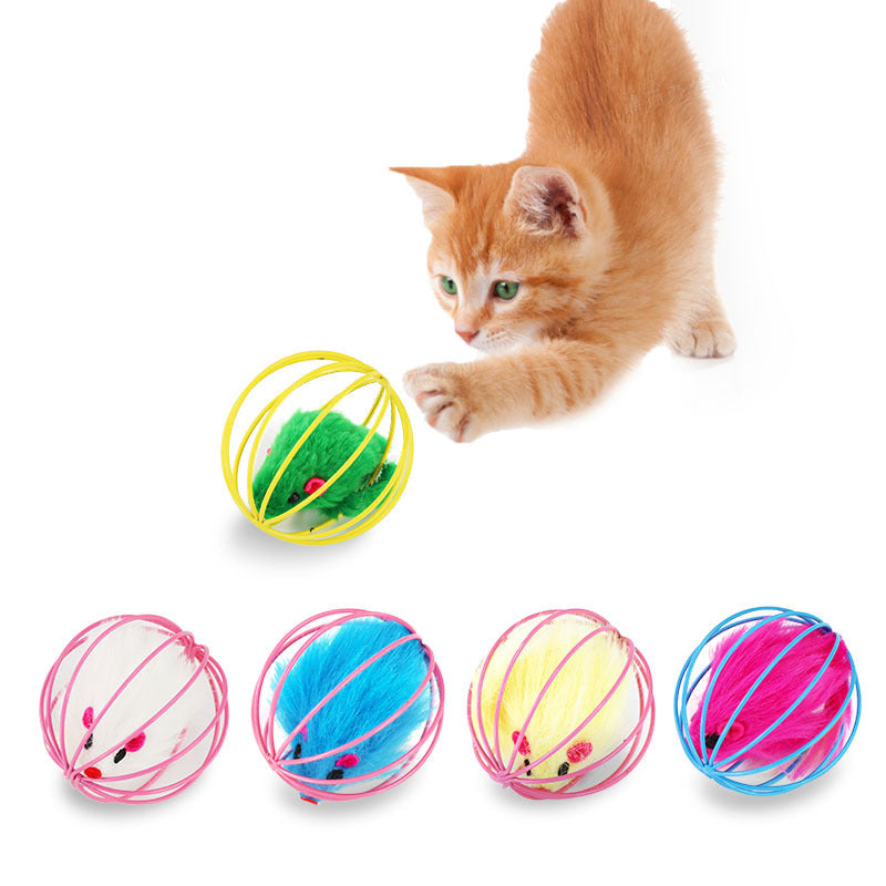 Cage Mouse Cat Toy – 6cm