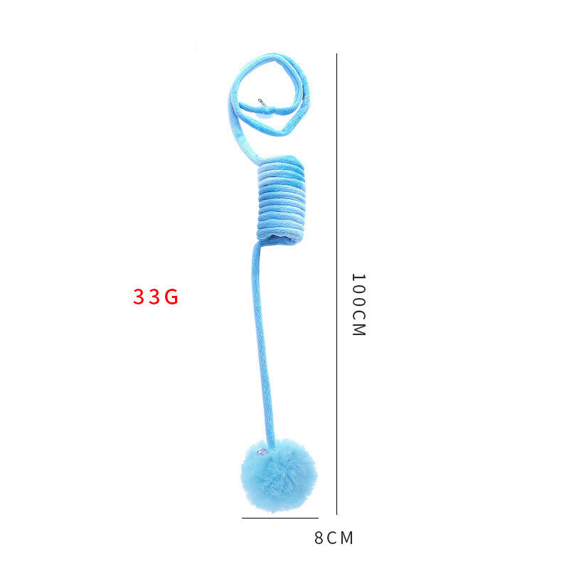 Suction-Cup Spring Cat Toy