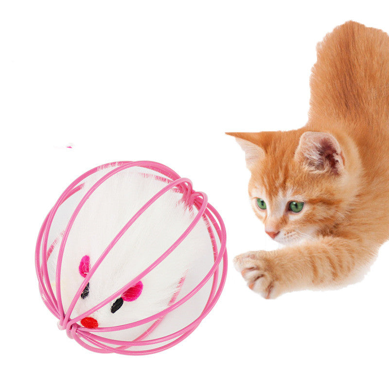 Cage Mouse Cat Toy – 6cm