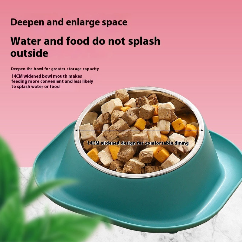 Slanted Cat Bowl – Single or Stainless Steel Option